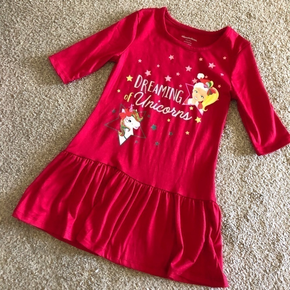 JoJo unicorn Christmas dress in size XS